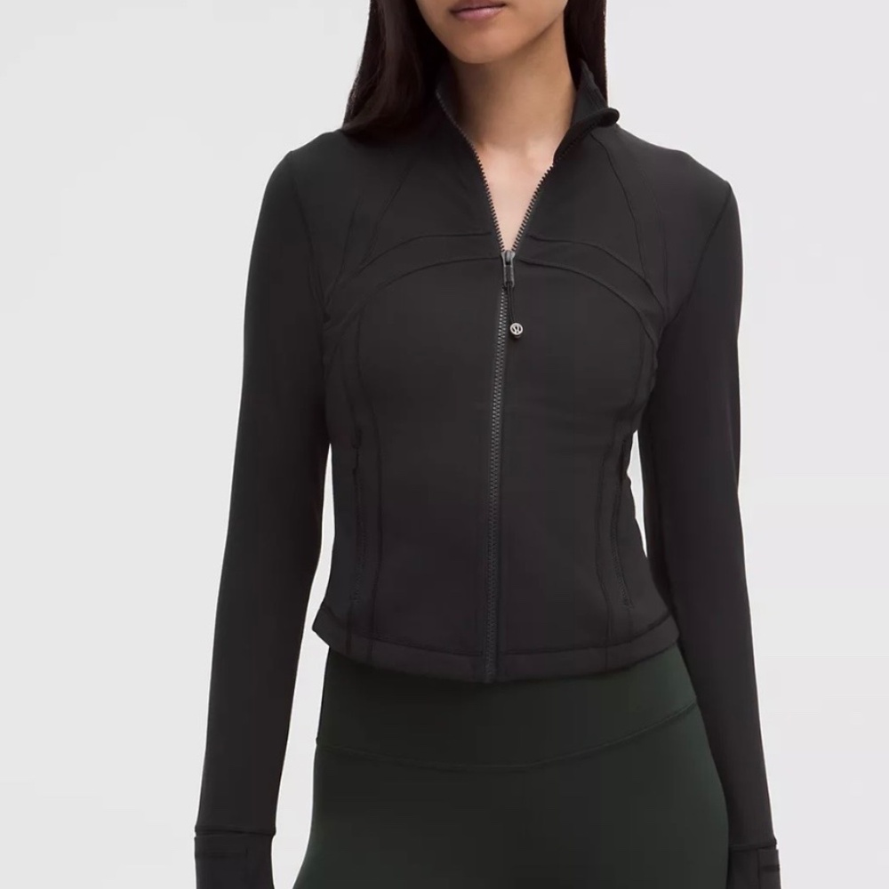 Lululemon Black Define Cropped Jacket Nulu